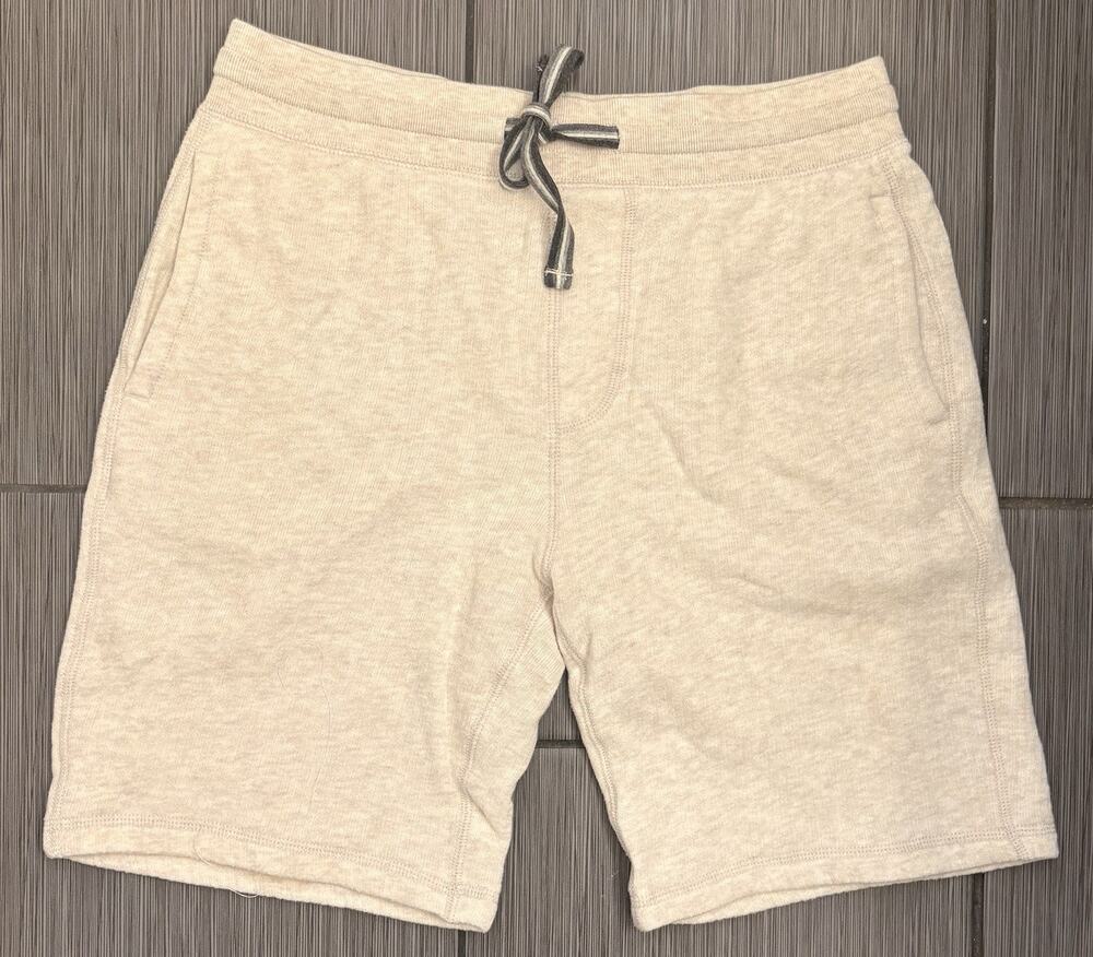 Gap Terry Sweat Shorts Men’s Size Small Oatmeal Cotton Blend